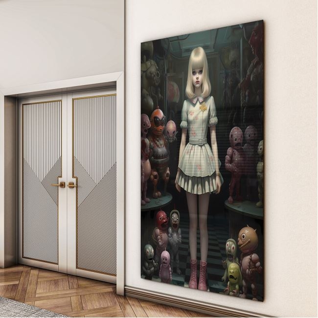 Sanatsal%20Cam%20Tablo%20-%20Pop%20Sürrealizm%20-%20Dikey%20Motif%2014-003