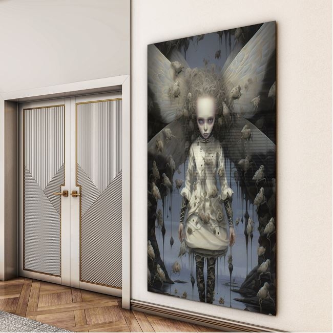 Sanatsal%20Cam%20Tablo%20-%20Pop%20Sürrealizm%20-%20Dikey%20Motif%2014-012