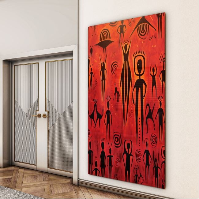 Sanatsal%20Cam%20Tablo%20-%20Tribal%20Sanatı%20-%20Dikey%20Motif%2019-015