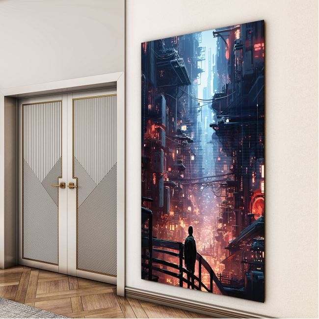 Sanatsal%20Cam%20Tablo%20-%20Cyberpunk%20Sanatı%20-%20Dikey%20Motif%2020-003
