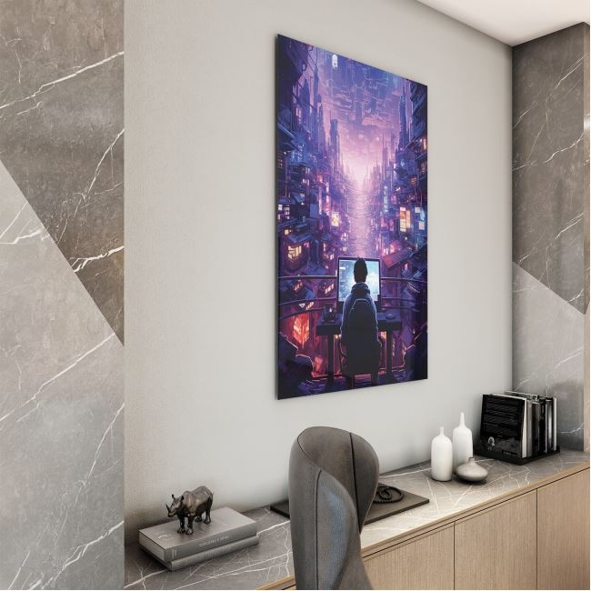 Sanatsal%20Cam%20Tablo%20-%20Cyberpunk%20Sanatı%20-%20Dikey%20Motif%2020-012