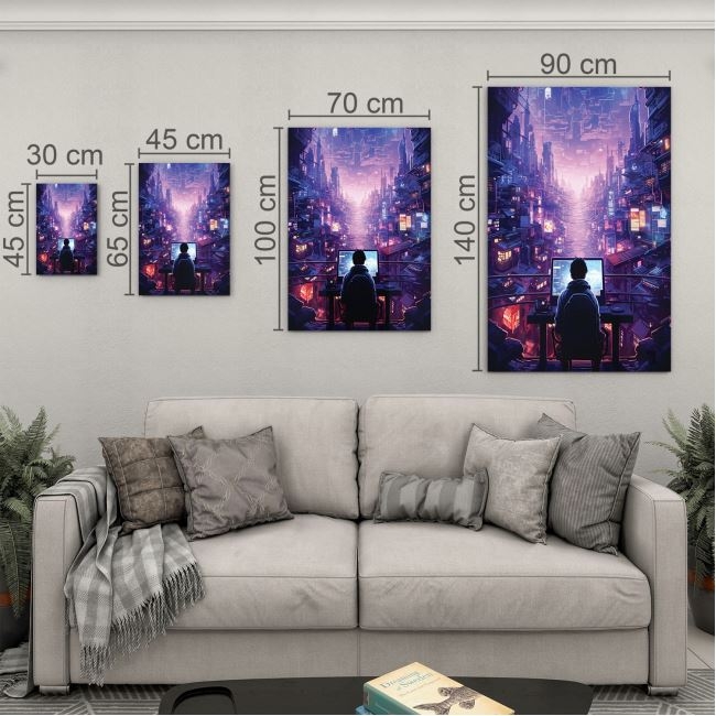 Sanatsal%20Cam%20Tablo%20-%20Cyberpunk%20Sanatı%20-%20Dikey%20Motif%2020-012