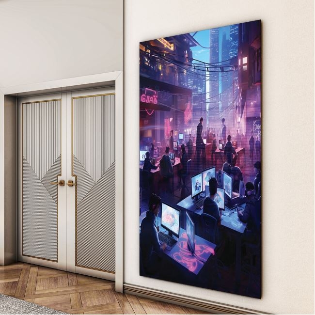 Sanatsal%20Cam%20Tablo%20-%20Cyberpunk%20Sanatı%20-%20Dikey%20Motif%2020-013