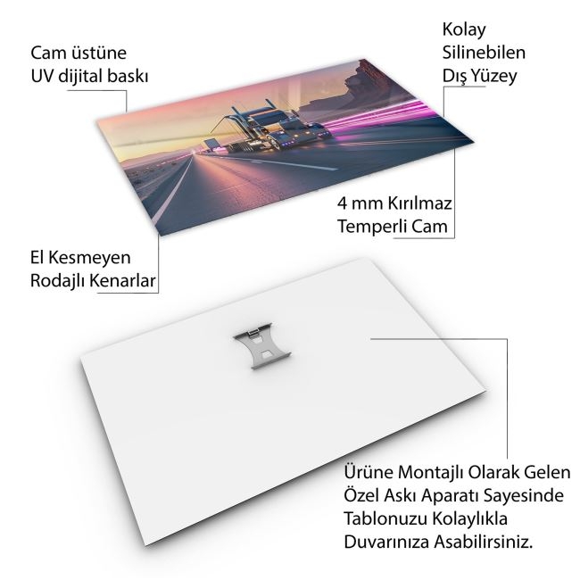 Arabalar%20Cam%20Tablo%20-%20Kamyonlar%20-%20Yatay%20Motif%2005-002