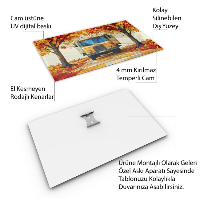Arabalar%20Cam%20Tablo%20-%20Kamyonlar%20-%20Yatay%20Motif%2005-028