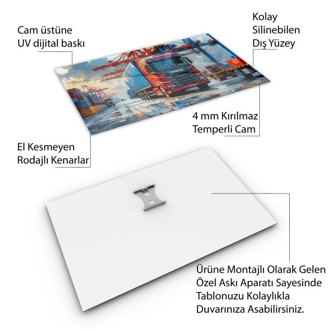 Arabalar%20Cam%20Tablo%20-%20Kamyonlar%20-%20Yatay%20Motif%2005-030