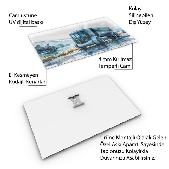Arabalar%20Cam%20Tablo%20-%20Kamyonlar%20-%20Yatay%20Motif%2005-045