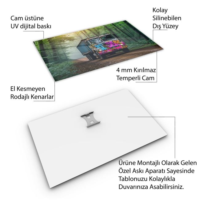 Arabalar%20Cam%20Tablo%20-%20Kamyonlar%20-%20Yatay%20Motif%2005-081