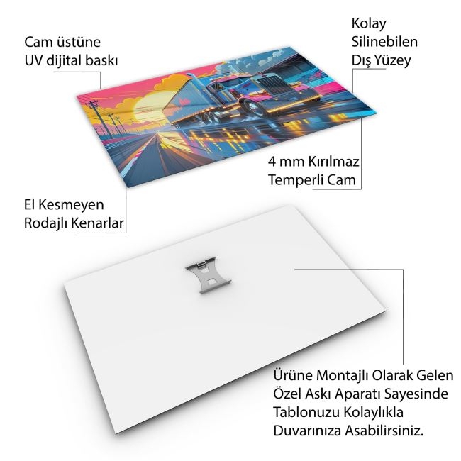 Arabalar%20Cam%20Tablo%20-%20Kamyonlar%20-%20Yatay%20Motif%2005-095