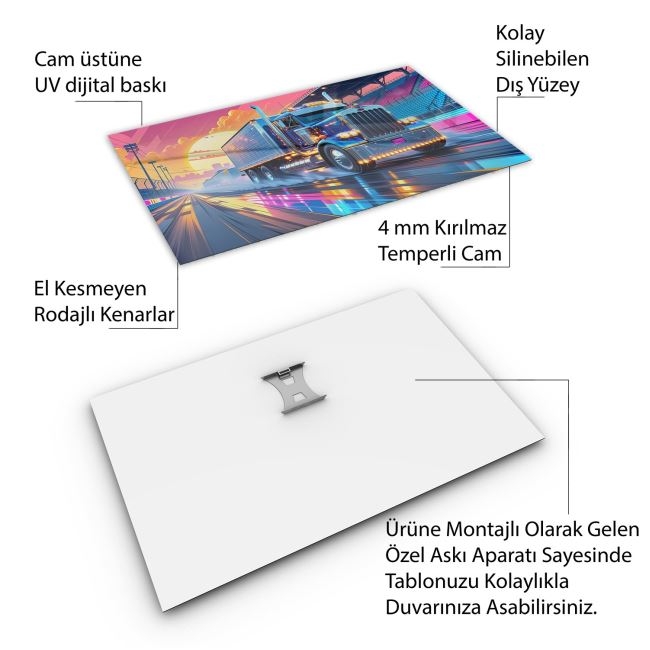 Arabalar%20Cam%20Tablo%20-%20Kamyonlar%20-%20Yatay%20Motif%2005-096