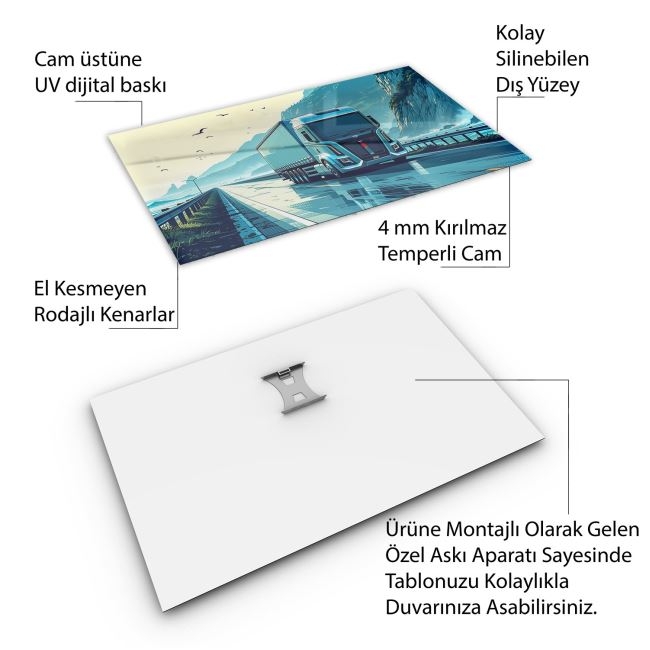 Arabalar%20Cam%20Tablo%20-%20Kamyonlar%20-%20Yatay%20Motif%2005-100