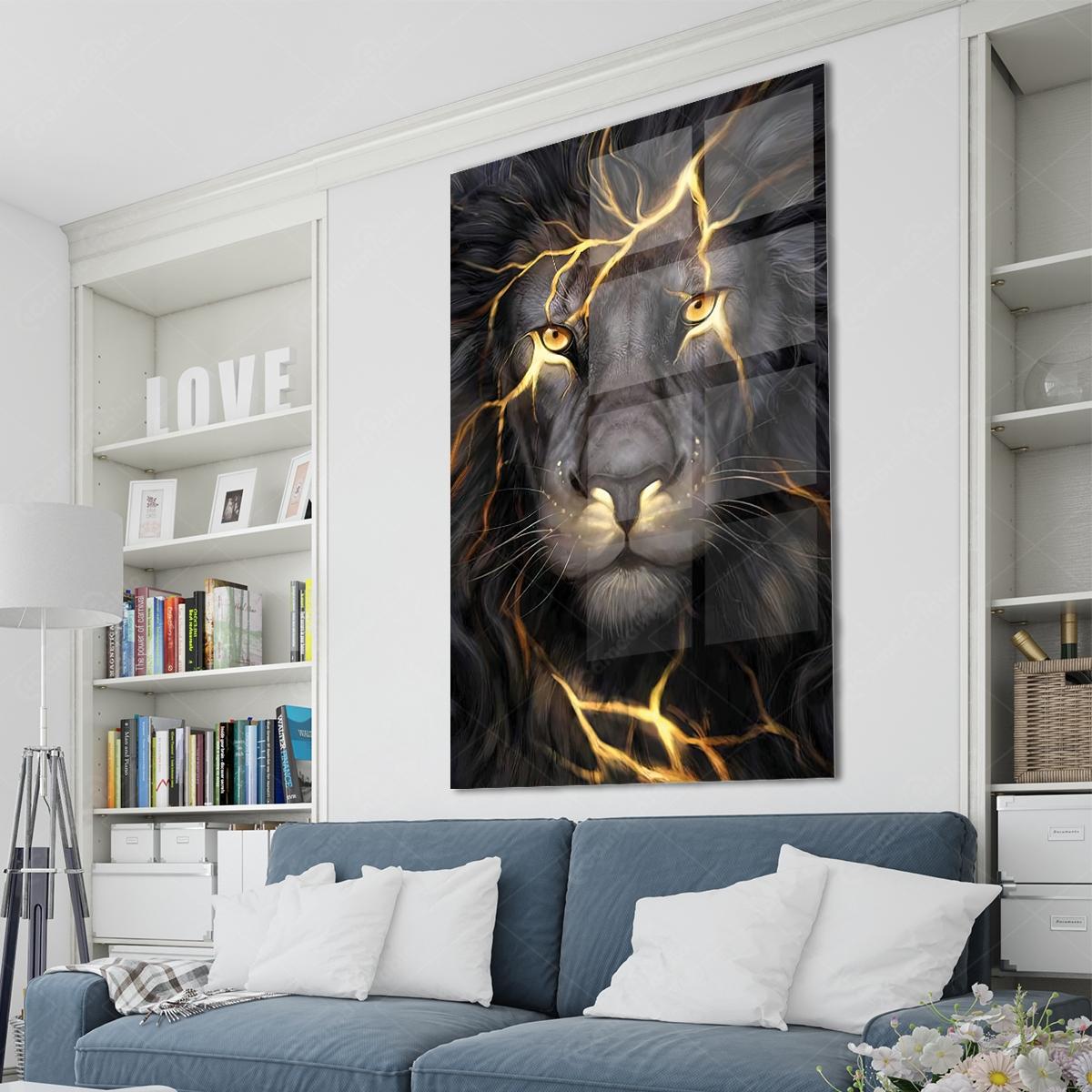 Aslan%20Sarı%20Göz%20Detaylı%20Cam%20Tablo
