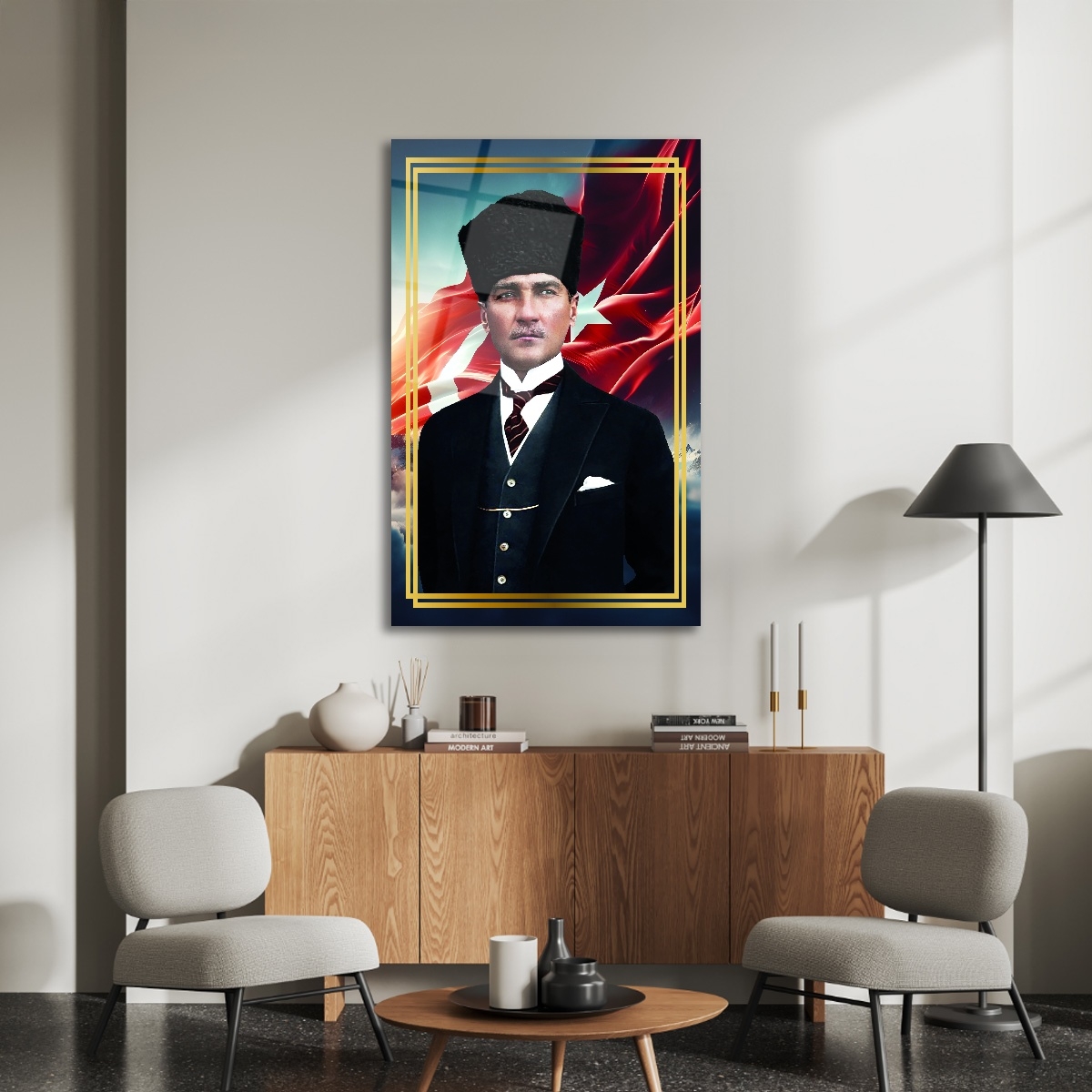 Atatürk%20ve%20Bayrak%20Cam%20Tablo