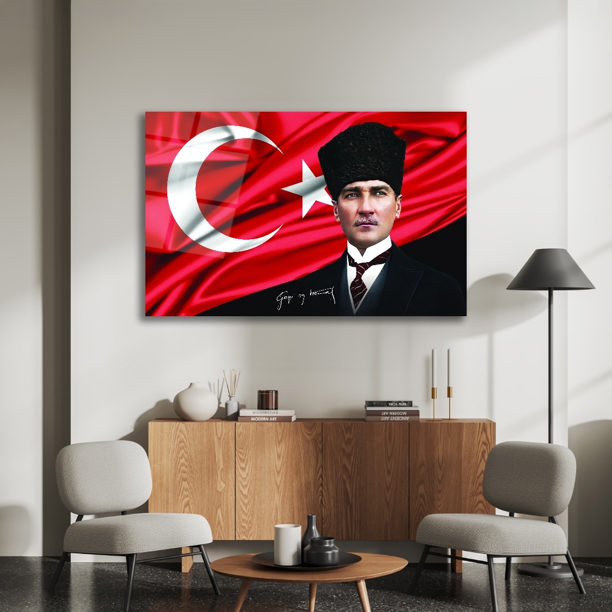 Atatürk%20ve%20Bayrak%20Cam%20Tablo