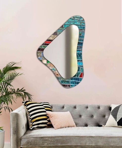 Asimetrik%20Camdan%20Tuğla%20Desenli%20Dekoratif%20Ayna