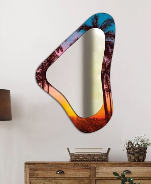 Asimetrik%20Ağaç%20Deseni%20Baskılı%20Dekoratif%20Ayna