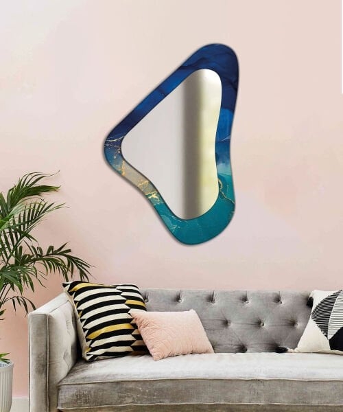 Asimetrik%20Mavi%20ve%20Sarı%20Renk%20Detaylı%20Dekoratif%20Ayna