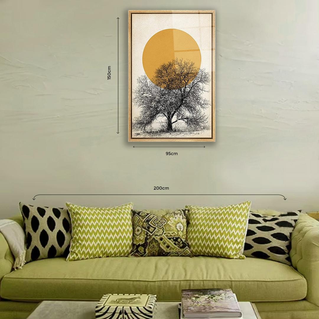 Dikey%20Ahşap%20Çerçeve%20Güneş%20Tasarımlı%20Duvar%20Dekoru