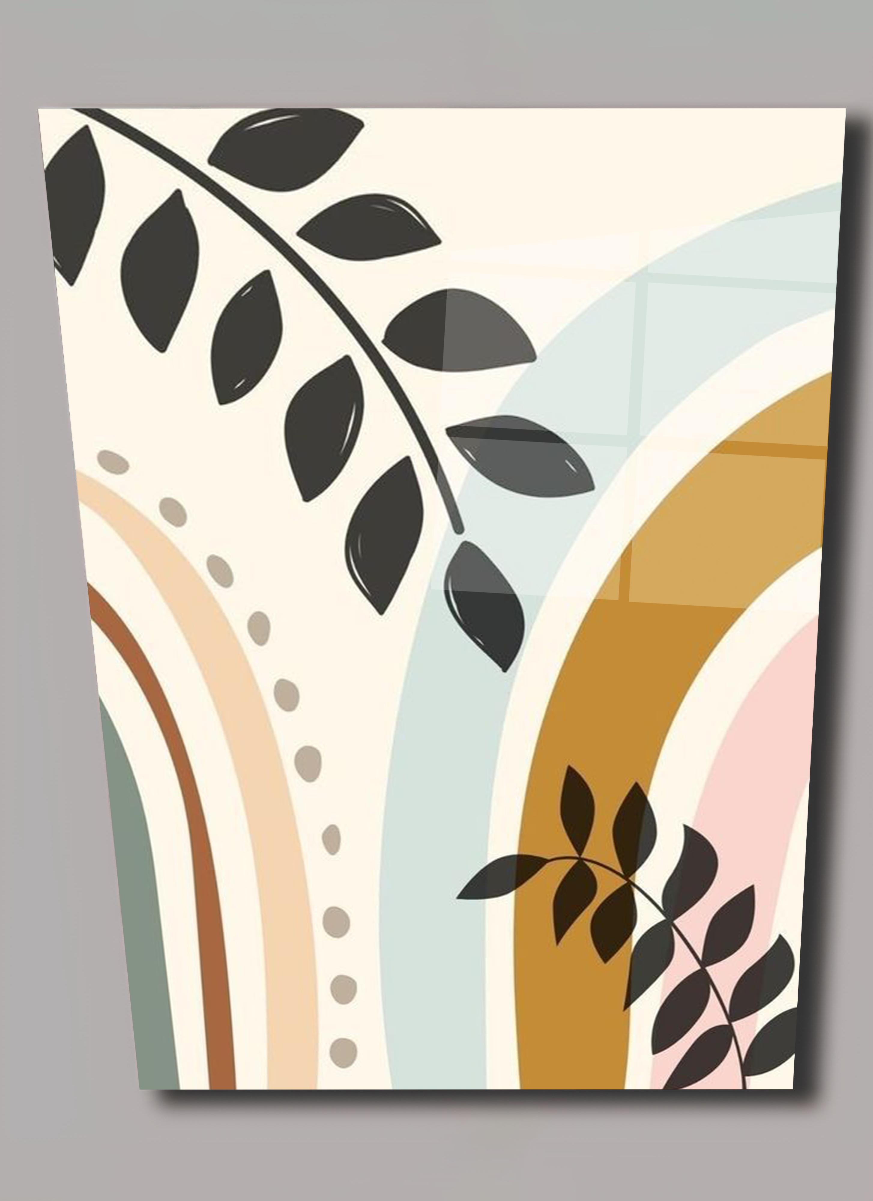 Dikey%20Modern%20Minimalist%20Yaprak%20Tasarımlı%20Cam%20Tablo