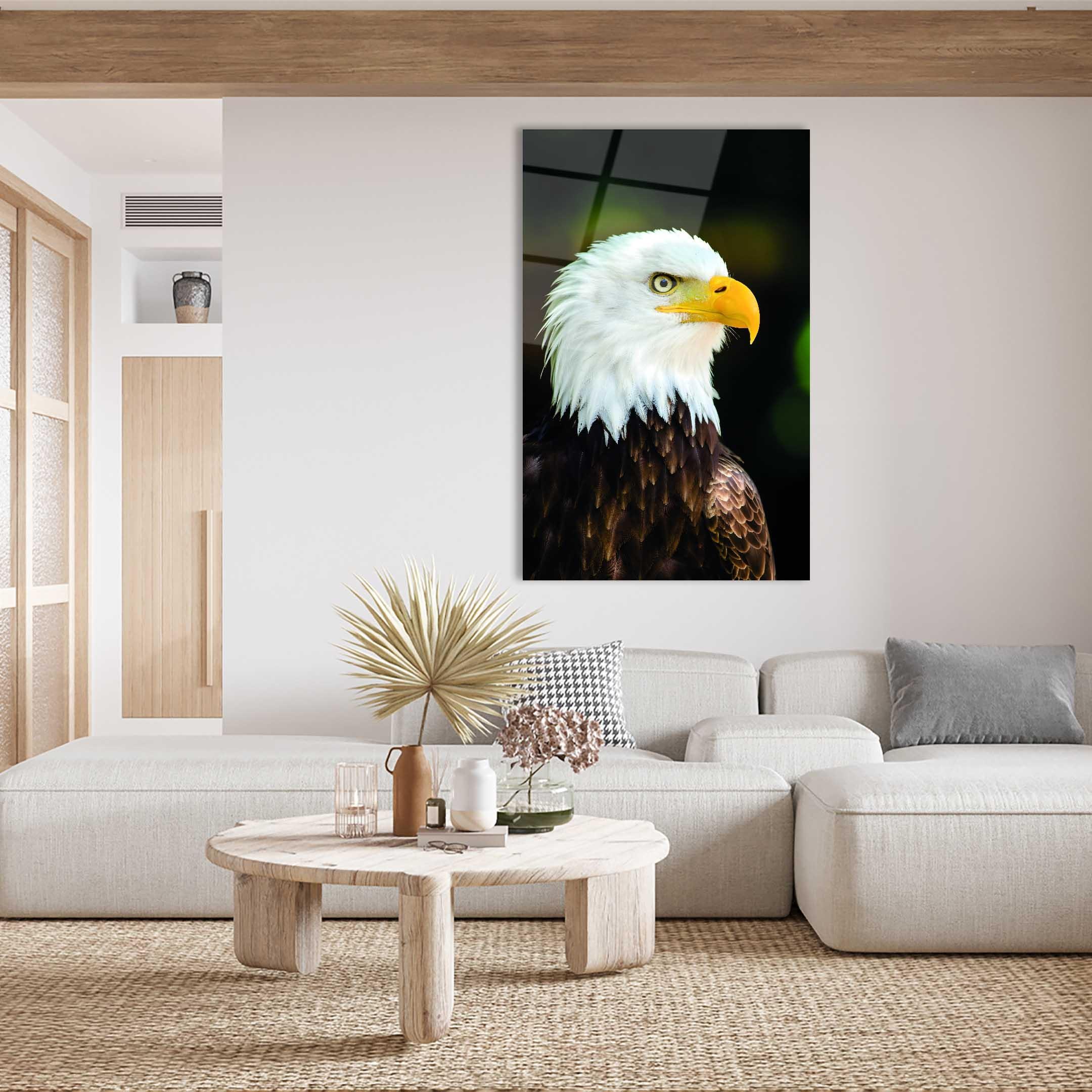 İhtişamlı%20Kartal%20Hayvan%20Cam%20Tablo