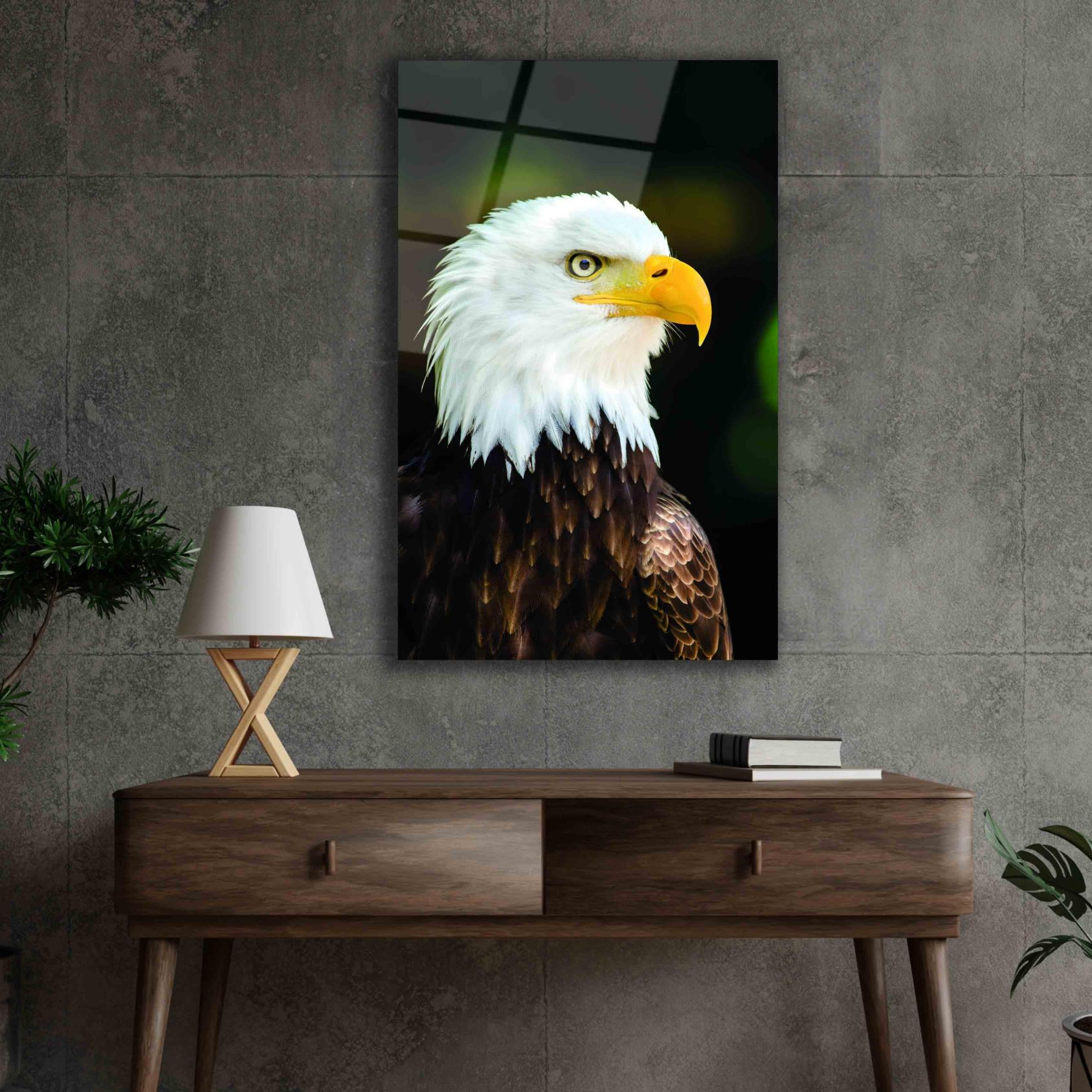 İhtişamlı%20Kartal%20Hayvan%20Cam%20Tablo