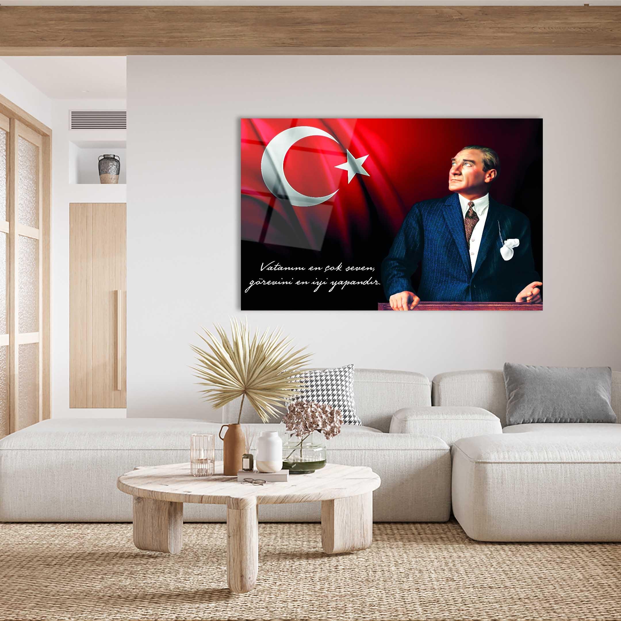 Yatay%20Bayrak%20ve%20Atatürk%20Silüetli%20Gölgeli%20Cam%20Tablo