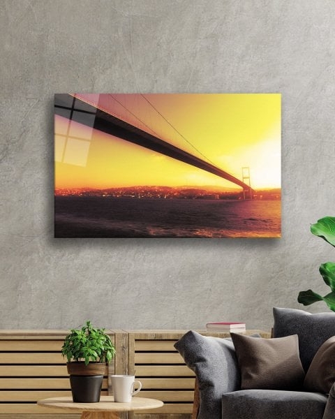 İstanbul%20Gün%20Batımı%20Boğaz%20Köprü%20Manzara%20Cam%20Tablo