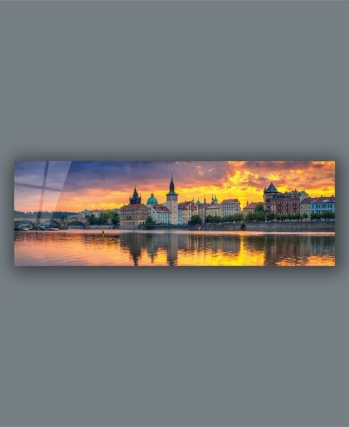 Panoramik%20Şehir%20ve%20Göl%20Günbatımı%20Manzara%20Cam%20Tablo