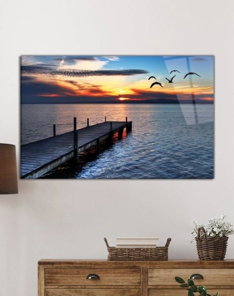 Yatay%20Kuşlar%20ve%20Deniz%20Manzarası%20Cam%20Tablo
