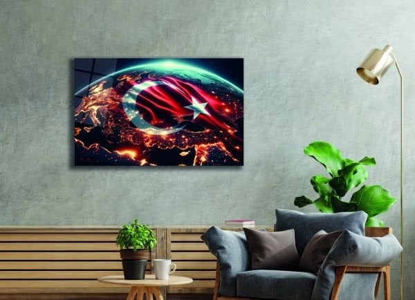 Yatay%20Yıldızların%20Altında%20Vatan%20ve%20Dünya%20Cam%20Tablo