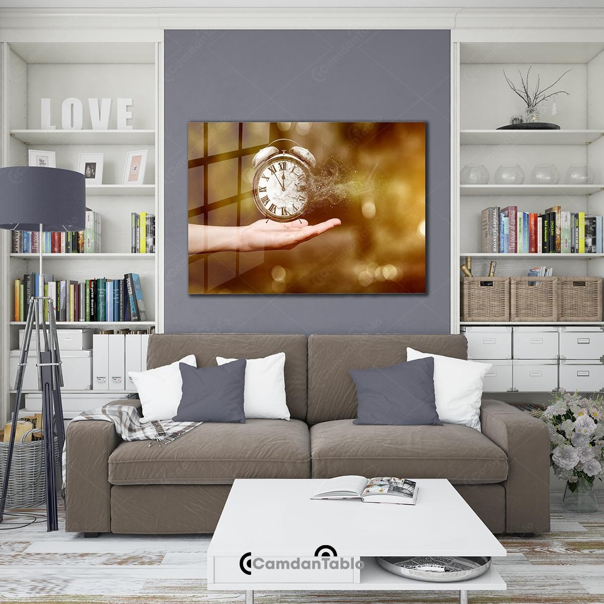 Yatay%20Avuç%20İçinde%20Saat%20Soyut%20Cam%20Tablo