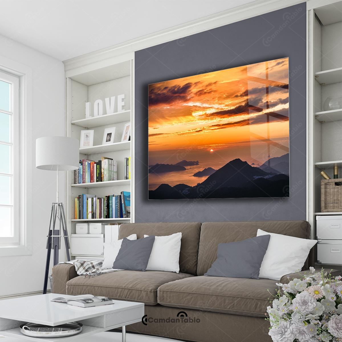 Yatay%20Gün%20Batımı%20Manzaralı%20Cam%20Tablo