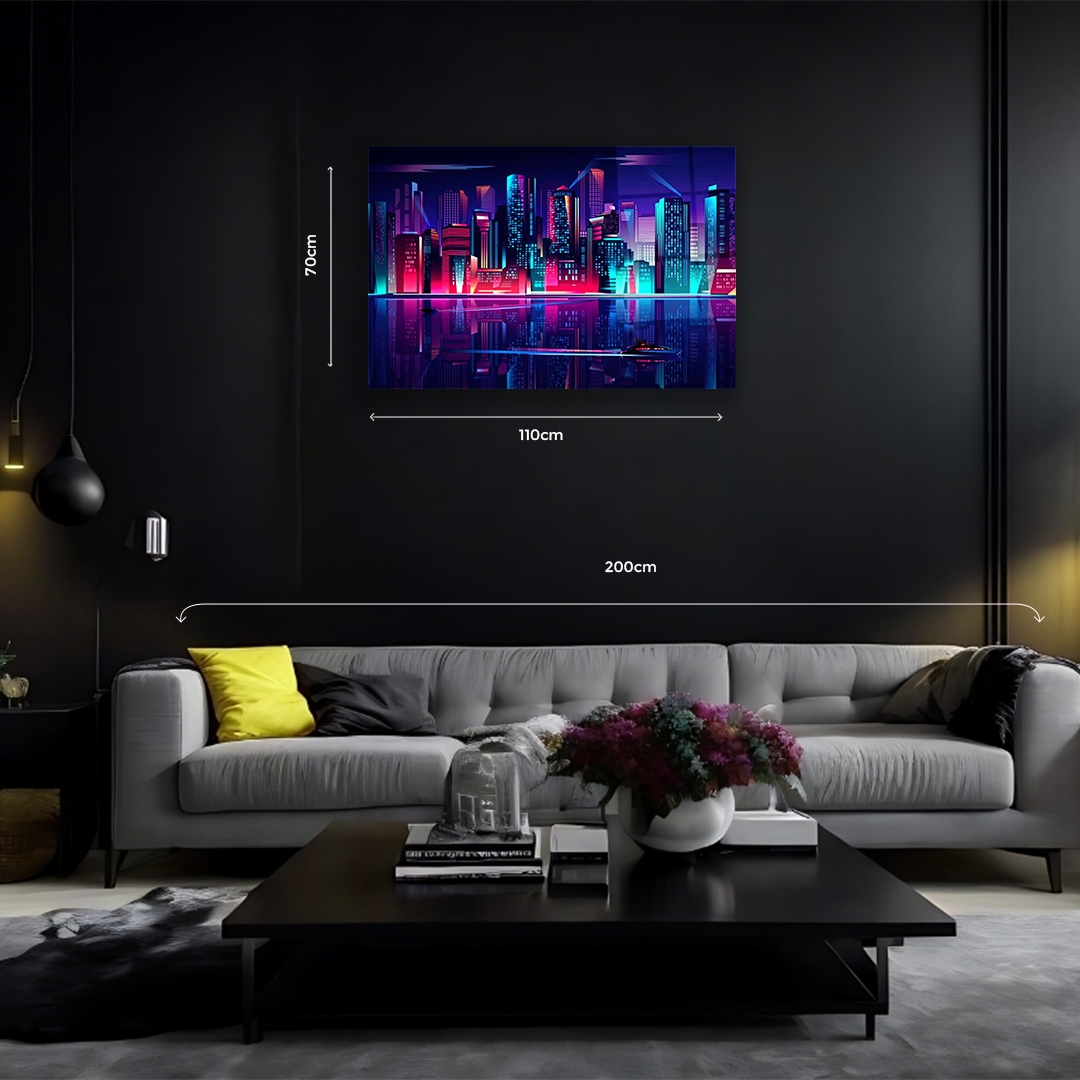 Neon%20Işıklarla%20Aydınlanan%20Şehir%20Manzarası%20Cam%20Tablo