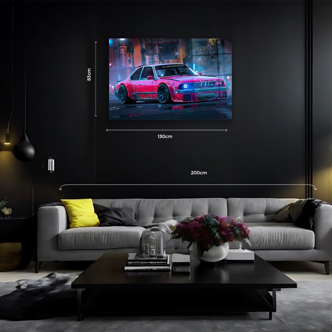 Kırmızı%20BMW%20Spor%20Otomobil%20Camdan%20Tablo