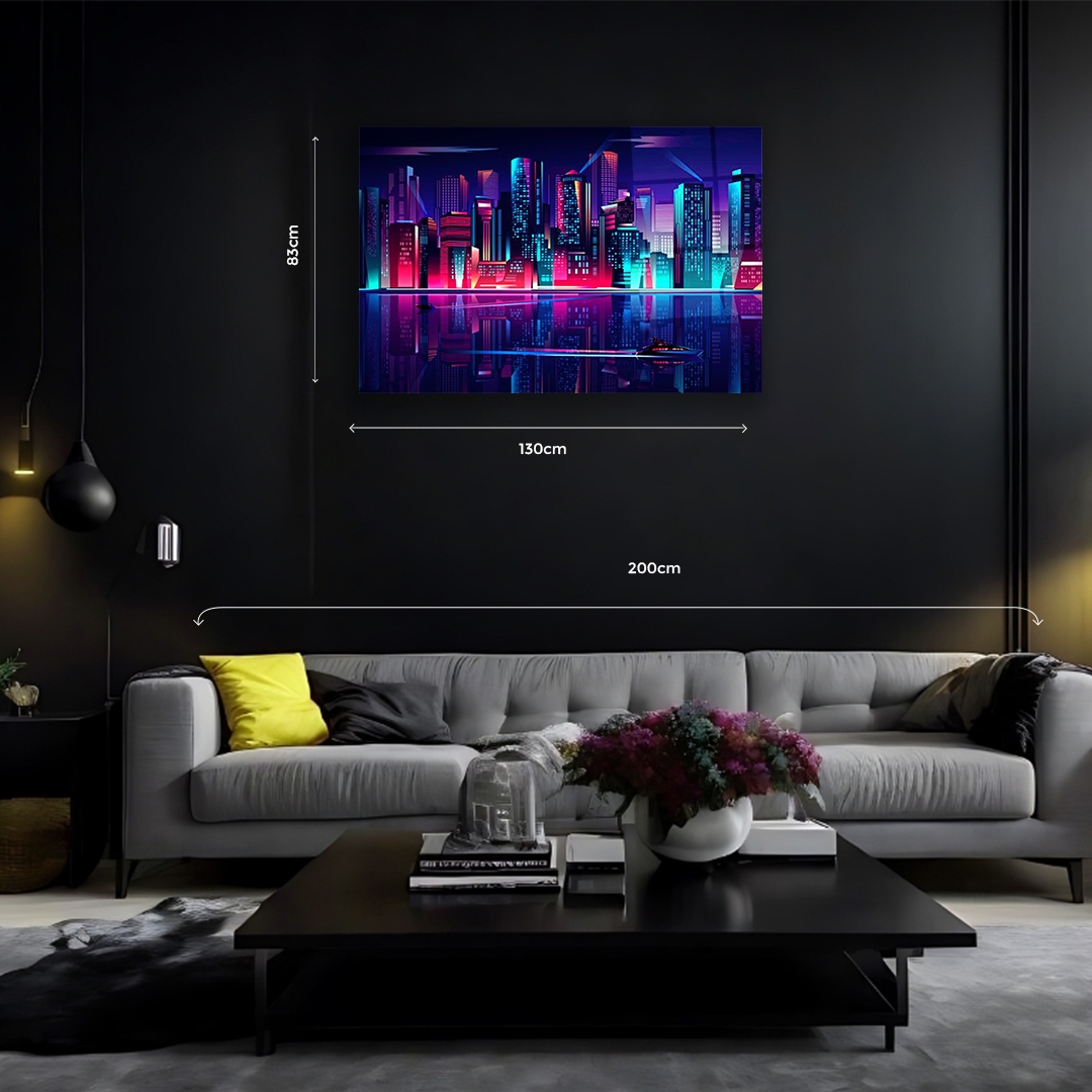 Neon%20Işıklarla%20Aydınlanan%20Şehir%20Manzarası%20Cam%20Tablo