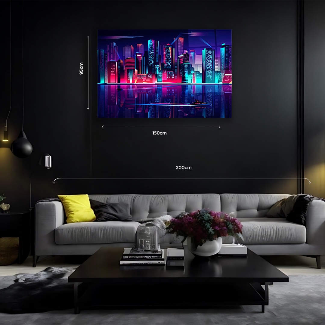 Neon%20Işıklarla%20Aydınlanan%20Şehir%20Manzarası%20Cam%20Tablo