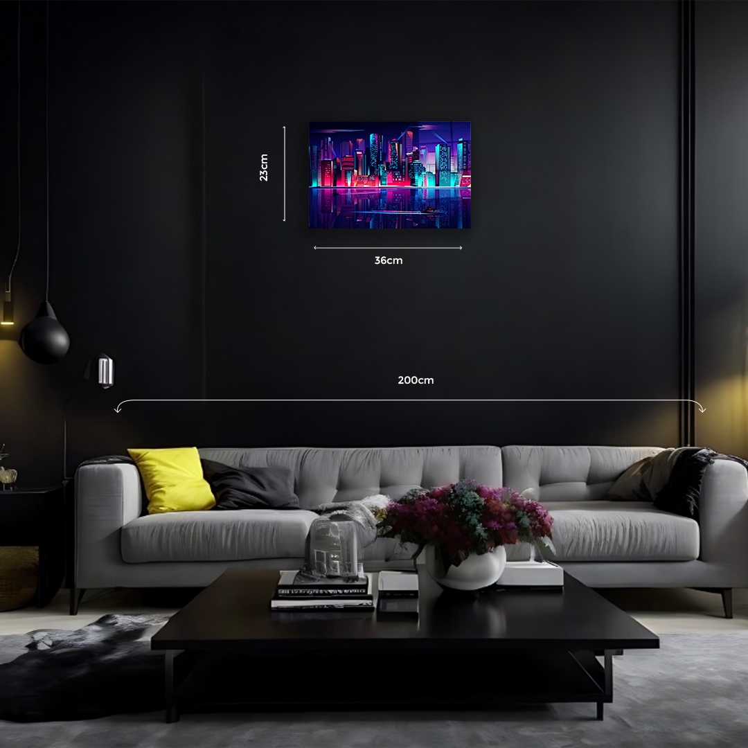 Neon%20Işıklarla%20Aydınlanan%20Şehir%20Manzarası%20Cam%20Tablo