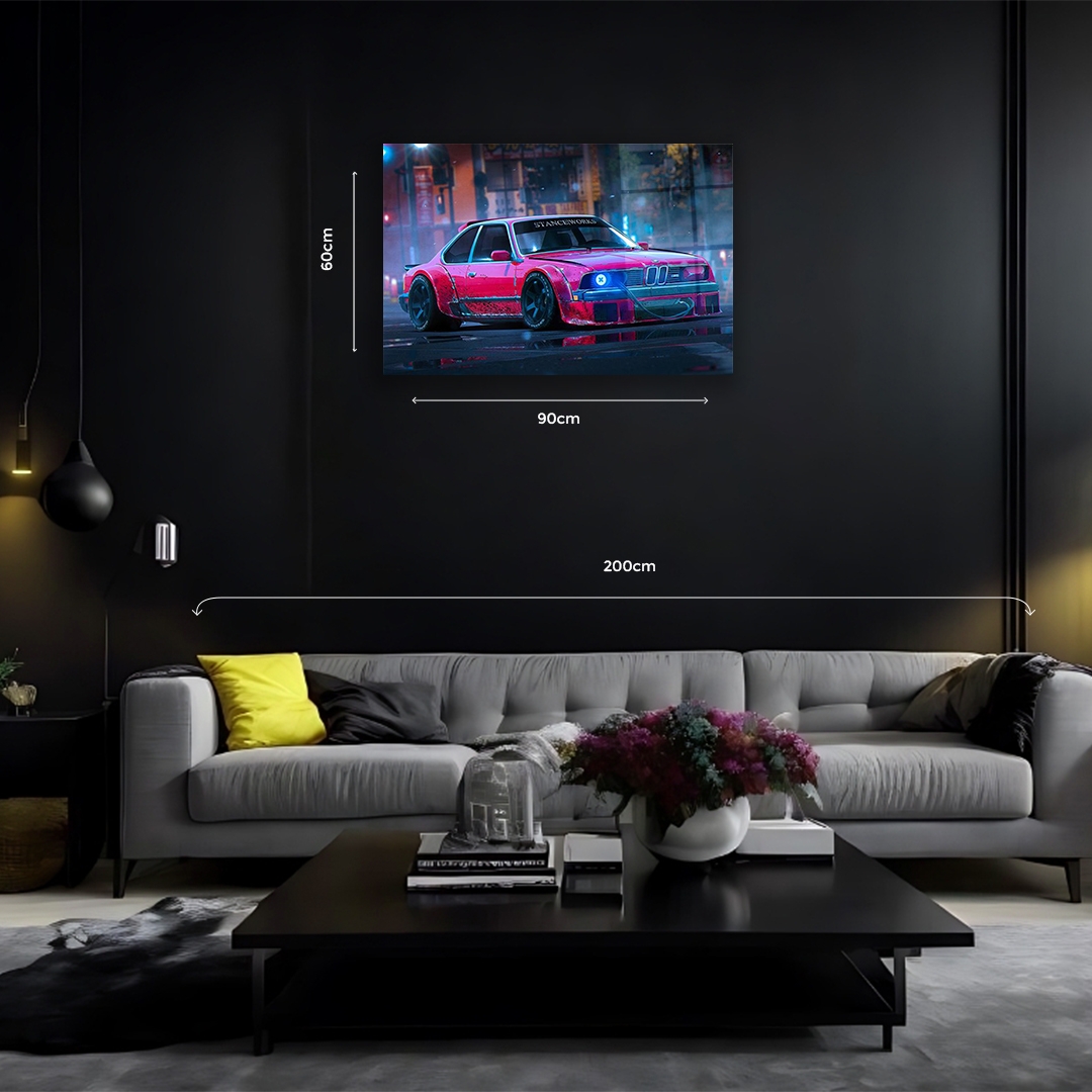 Kırmızı%20BMW%20Spor%20Otomobil%20Camdan%20Tablo