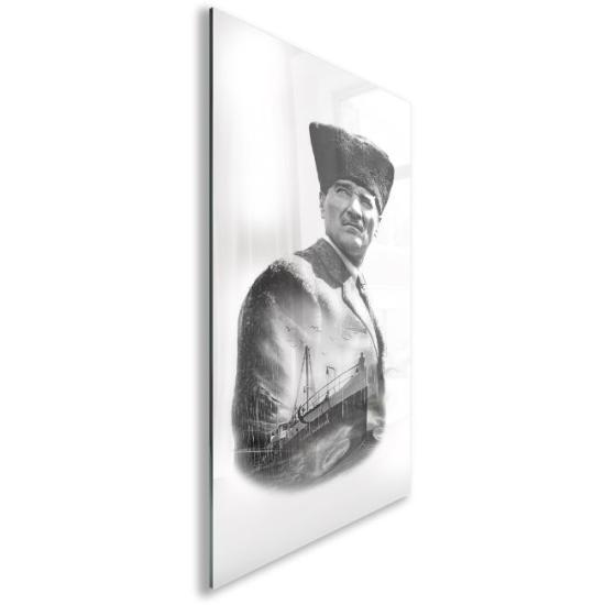 Atatürk Sözleri Cam Tablo