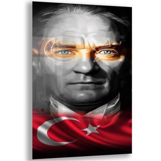 Atatürk Sözleri Cam Tablo