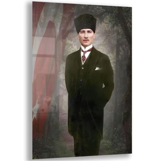 Atatürk Sözleri Cam Tablo