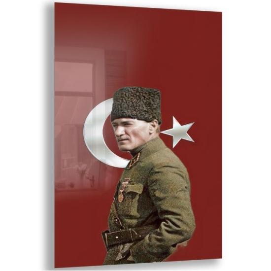 Atatürk Sözleri Cam Tablo