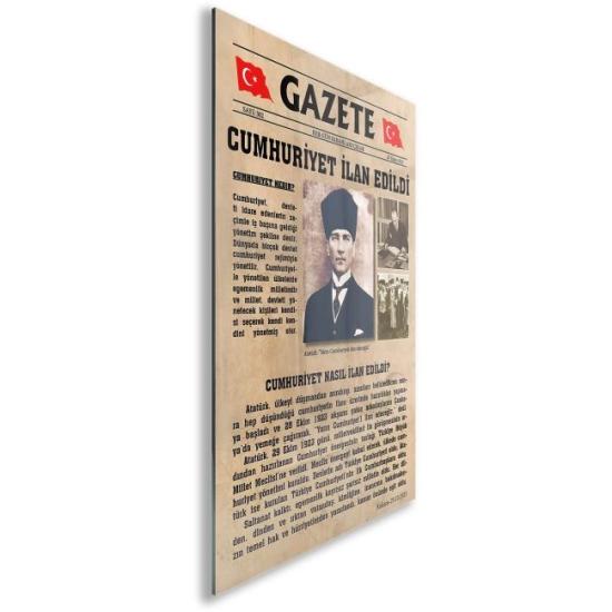 Atatürk Sözleri Cam Tablo