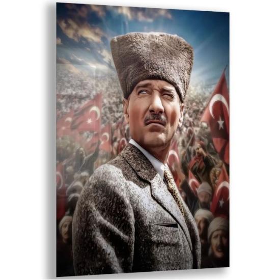 Atatürk Sözleri Cam Tablo
