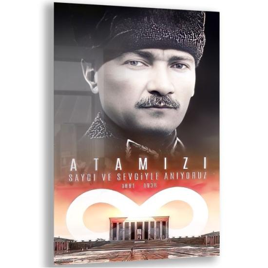 Atatürk Sözleri Cam Tablo