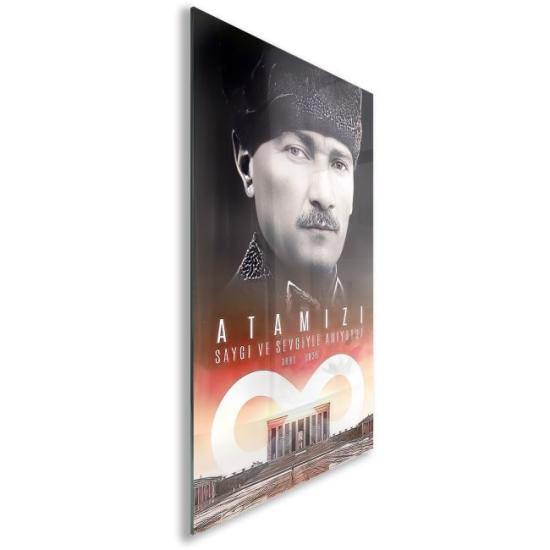 Atatürk Sözleri Cam Tablo