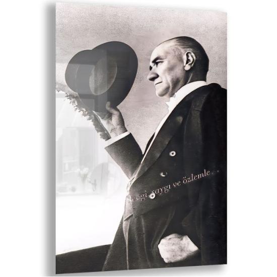 Atatürk Sözleri Cam Tablo