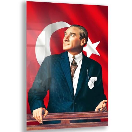 Atatürk Sözleri Cam Tablo