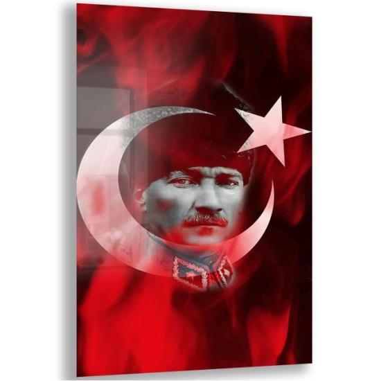 Atatürk Sözleri Cam Tablo