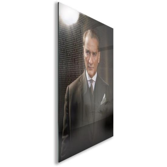 Atatürk Sözleri Cam Tablo